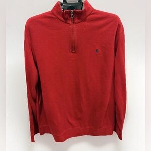 Polo Ralph Lauren 1/4 Zip Sweater Men’s Sz XL Long Sleeve Pullover Orange